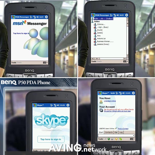 BenQ P50, Wi-Fi PDA Phone
