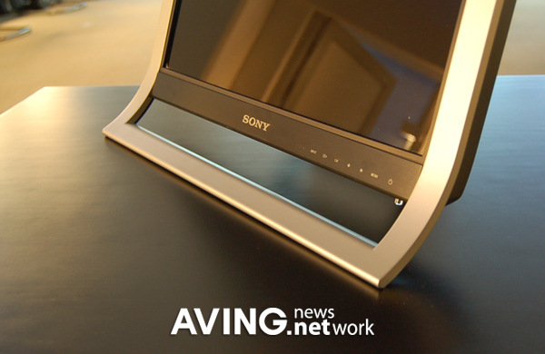 From the bottom to Top, SONY LCD monitor with 'Rising Design