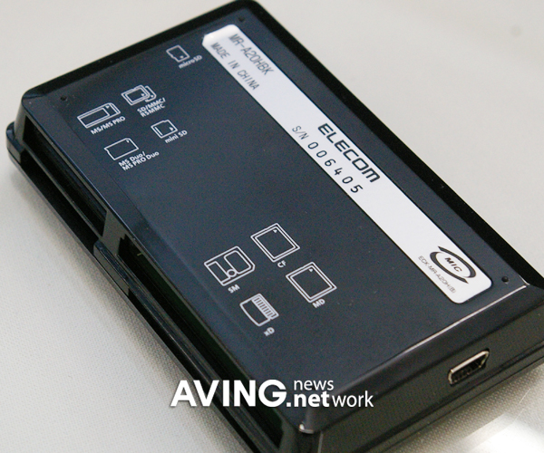 to present a multi card reader supporting 10 different kinds of