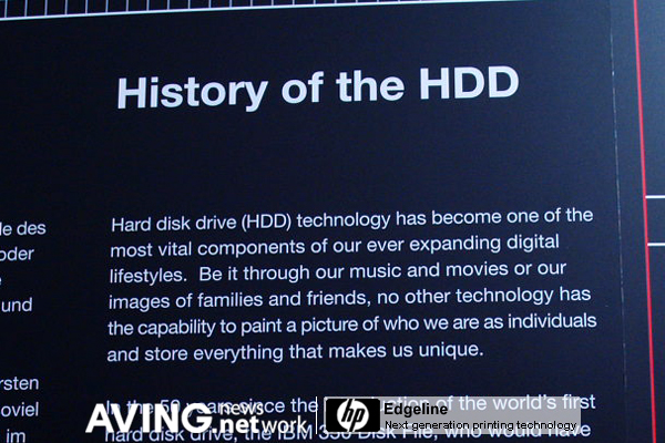 [CeBIT2007 Visual Focus] History of the HDD