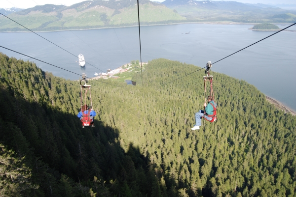 [Explore Alaska] World's longest and highest ZipRider for thrill seekers