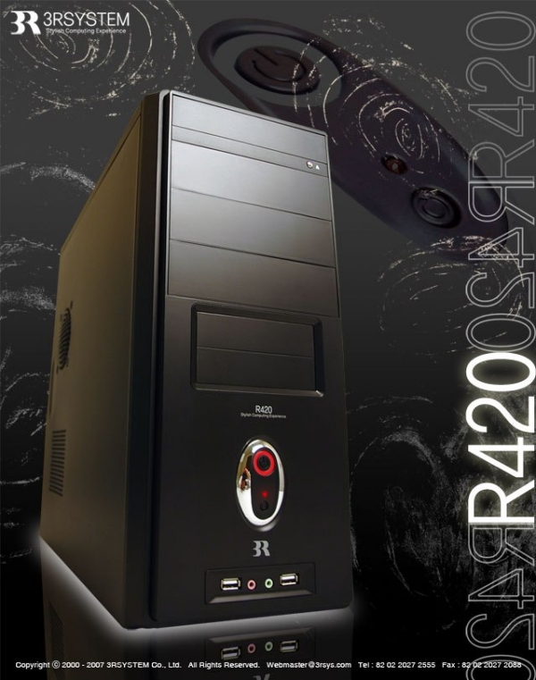 3Rsystem to launch its middle tower PC case 'R420' in Korea