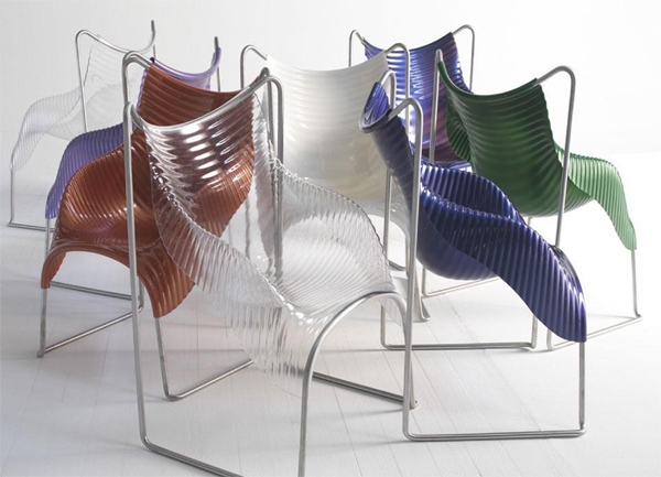 MOROSO to display its chair collection 'Wavy' designed by Ron Arad