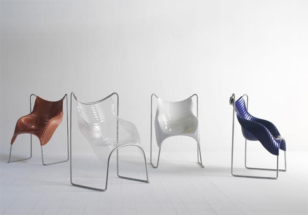MOROSO to display its chair collection 'Wavy' designed by Ron Arad