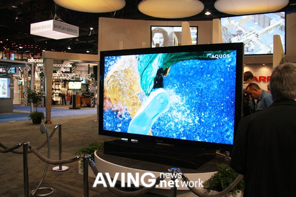 Sharp to showcase its 108-inch full HD LCD monitor