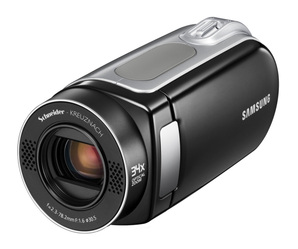 Samsung's powerful memory camcorder with long battery life and high
