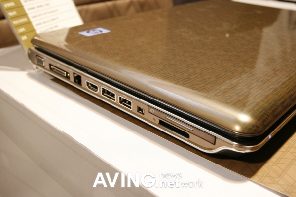 A new 15.4-inch fashionable notebook pc 'HP Pavilion DV5 Gold