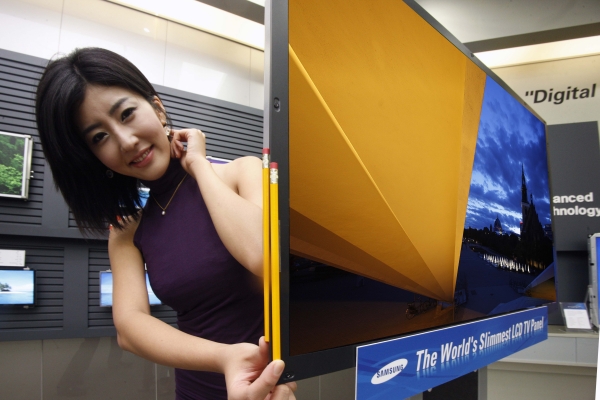 Samsung to develop the world's slimmest 40-inch LED TV panel