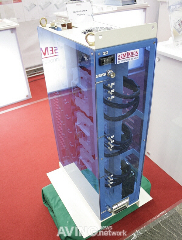 Stack Wind Power Semikron SEMIKRON to display its wind power stack 'Windmill Stack 750 KVA'