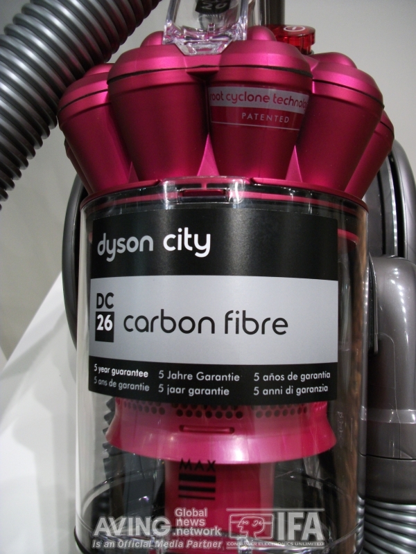 [IFA2010] Dyson to present its vacuum cleaner DC 26 Carbon Fibre