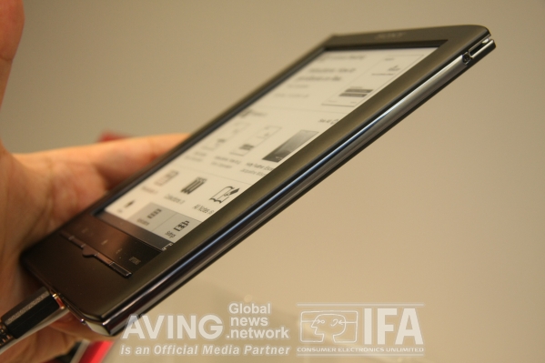 [IFA2010] Sony presented e-book with 6 inches e-Ink Display