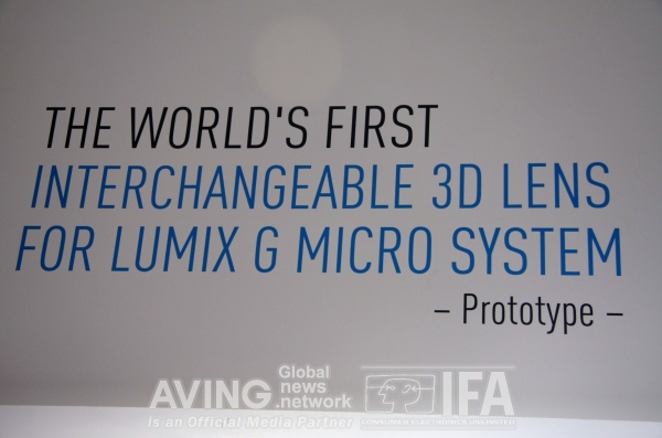 [IFA 2010] Panasonic, introduces 3D digital camera Prototype