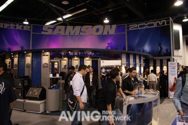 Samson Namm 2011 NAMM Show, SAMSON at Anaheim Convention Center