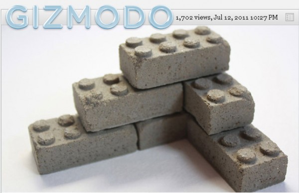 Building Block Rocks Lego Build a Stone Wall With These Lego-Inspired Concrete Blocks!