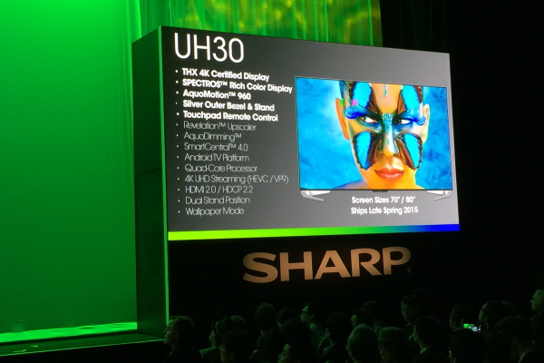 [CES 2015 Press Day] Sharp Electronics Reveals 