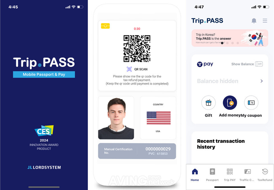 The Trip.PASS app, the world's first mobile passport, developed by LordSystem │ Image by LordSystem