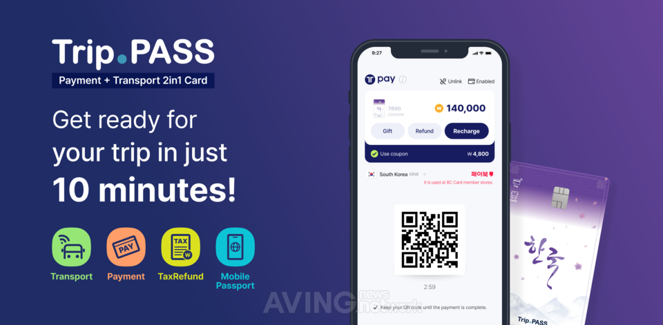 Trip.PASS users with phones that were not compatible with mobile transportation cards had limited functionality. There are places where Trip.PASS's QR payment is not supported. Trip.PASS released Trip.PASS Card to resolve these issues.│ Image by LordSystem