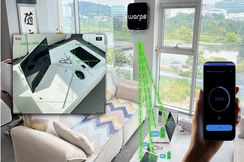 Warps BeamPilot application example | Image by WARP Solution