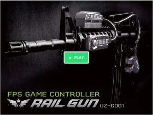 ‘RAIL GUN,’ Easy and Exciting Gun Controller (That Everyone Can Use ...